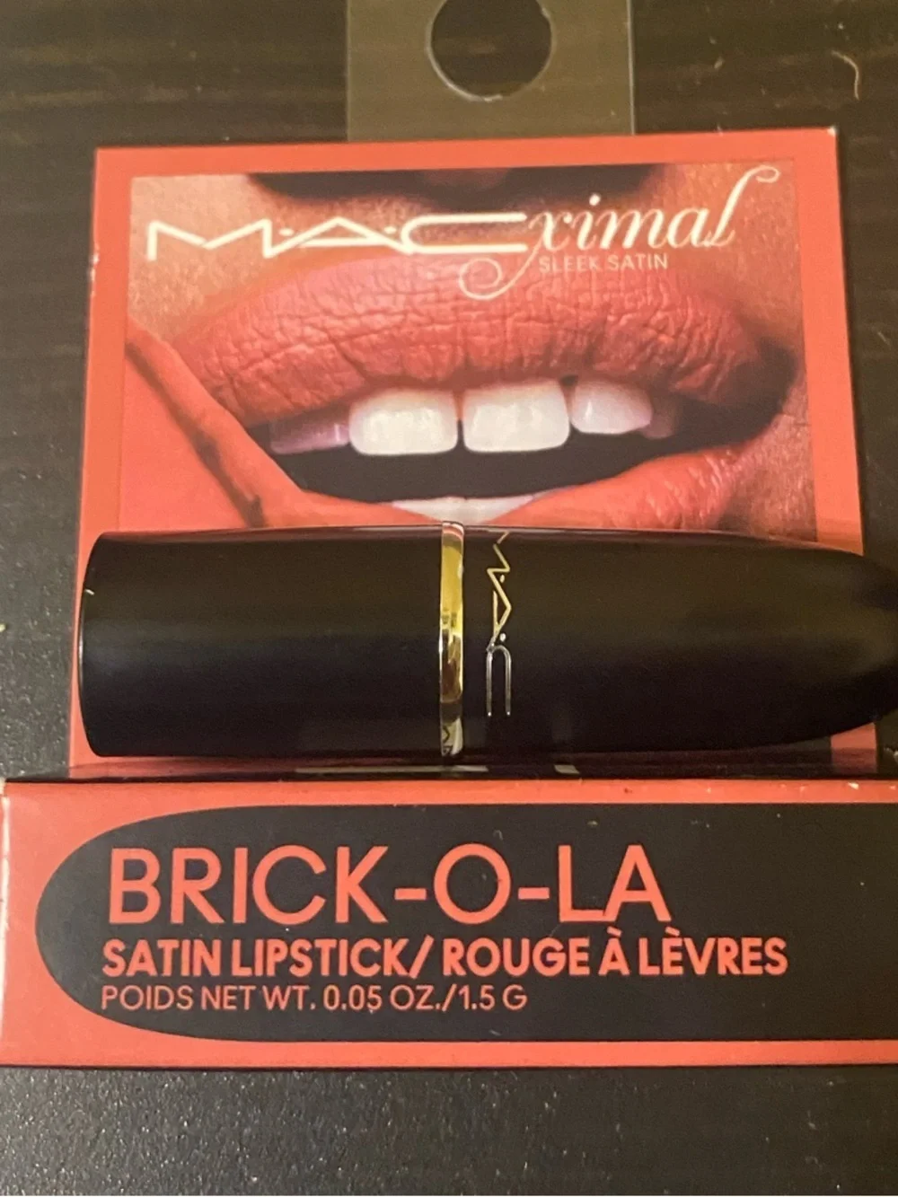 MAC Cosmetics Satin Lipstick - Brick-O-La (Warm Brick Red)